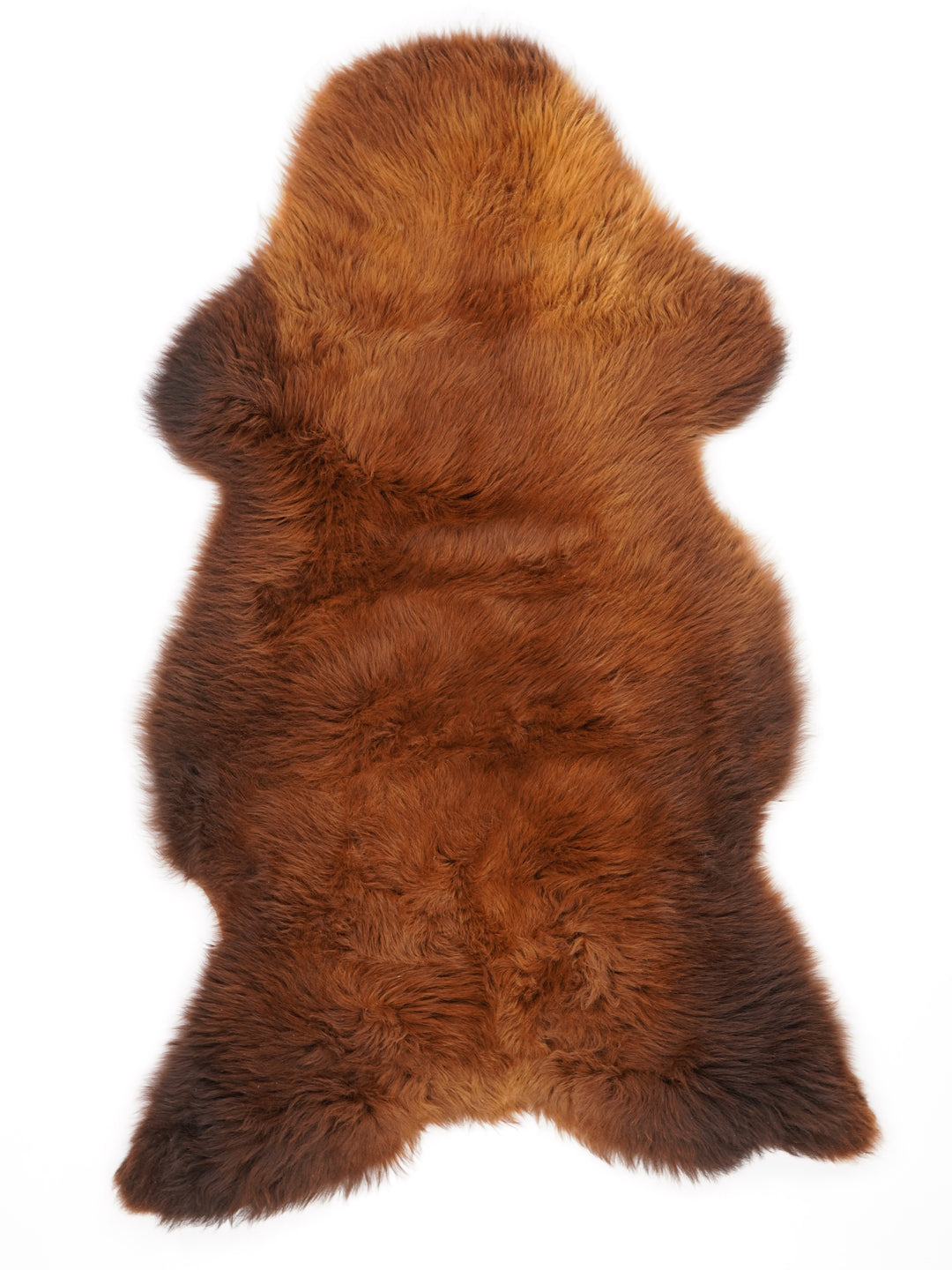 Hnědá ovčí kůže "Rusty" XL