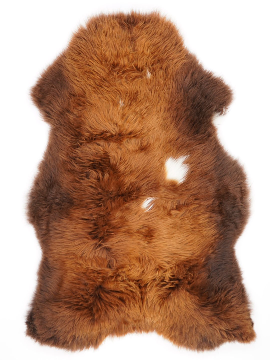 Hnědá ovčí kůže "Rusty" XL