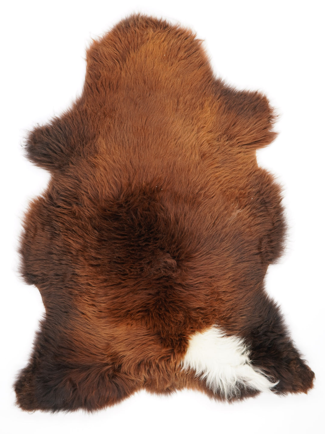 Hnědá ovčí kůže "Rusty" XL
