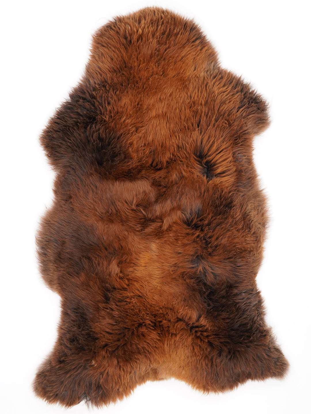 Hnědá ovčí kůže "Rusty" XL