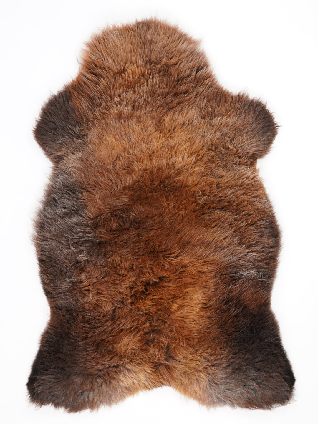 Hnědá ovčí kůže "Rusty" XL