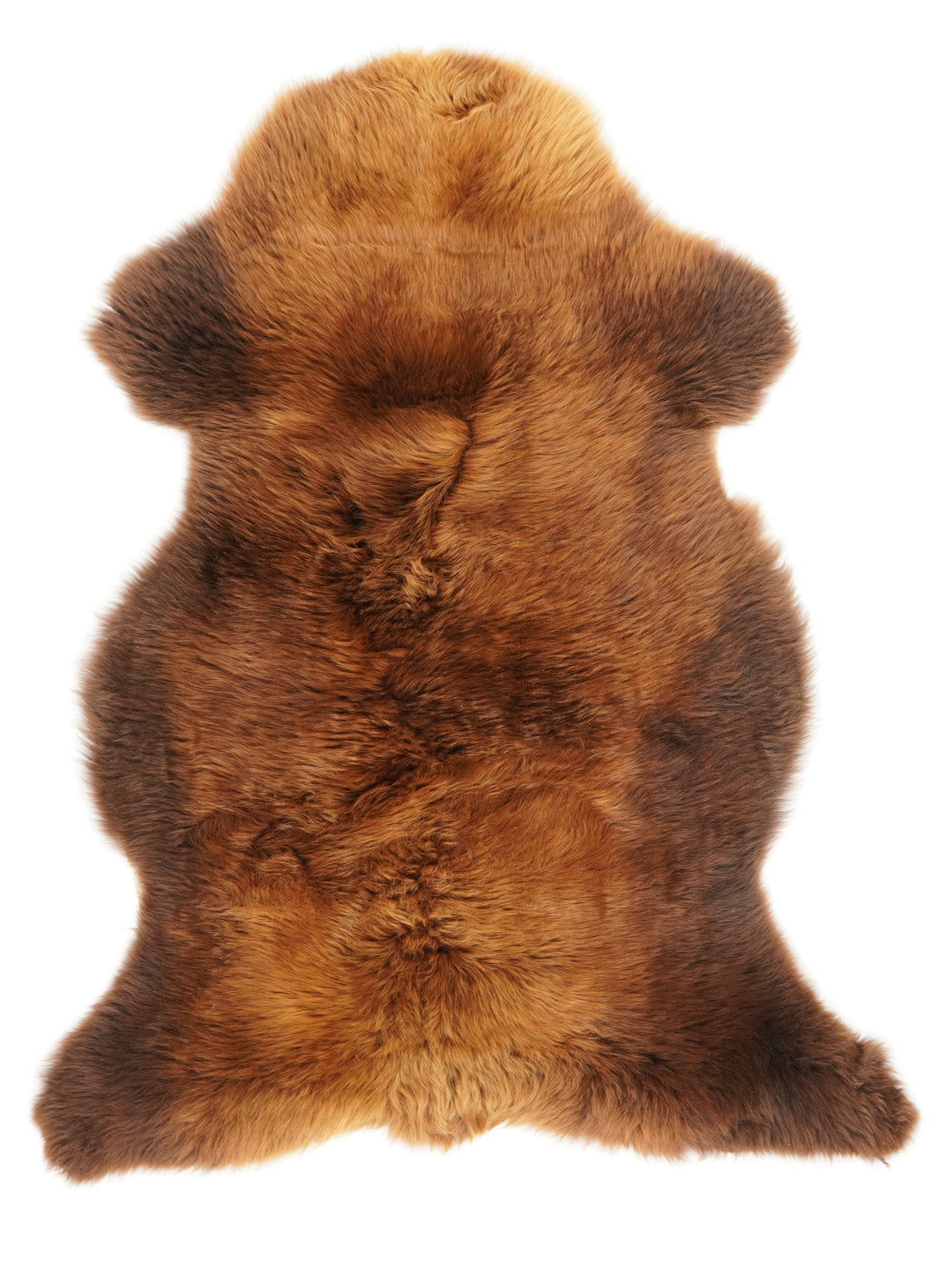 Hnědá ovčí kůže "Rusty" XL