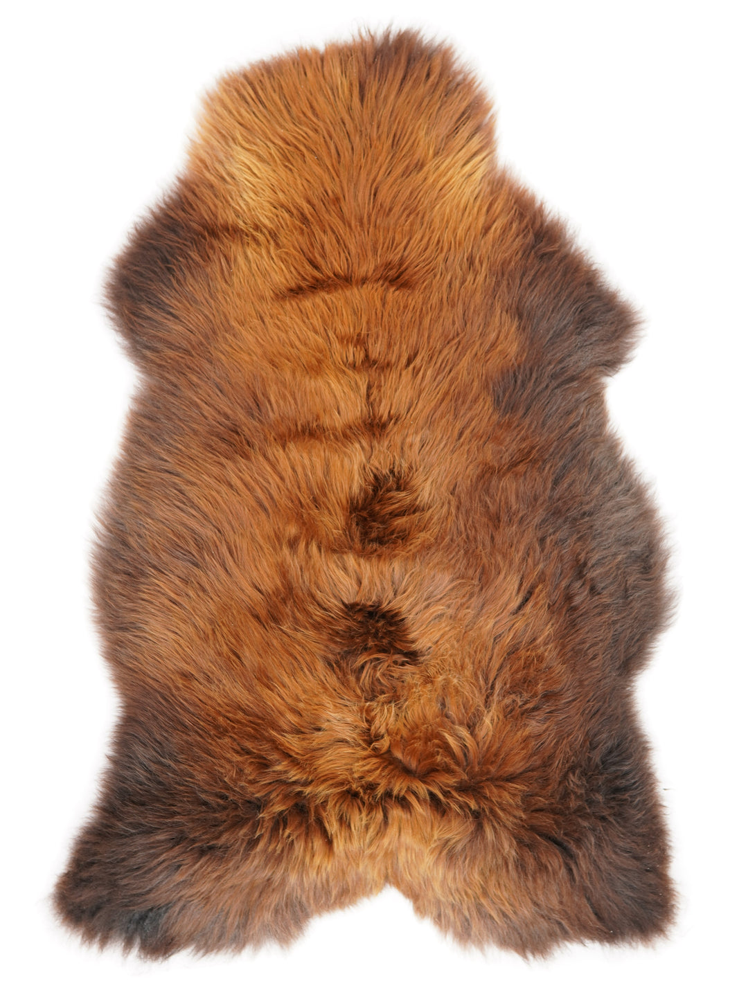 Hnědá ovčí kůže "Rusty" XXL