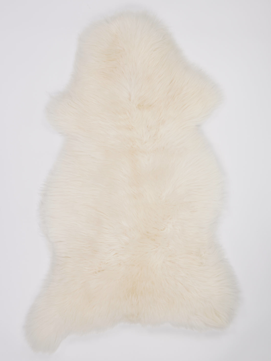 Bílá skandinávská ovčí kůže XXL