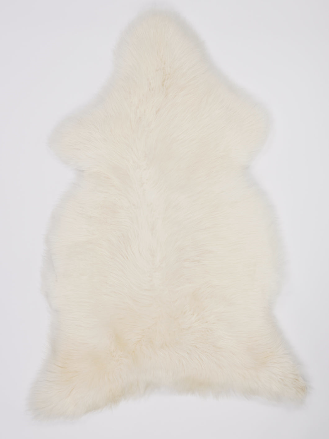 Bílá skandinávská ovčí kůže XL