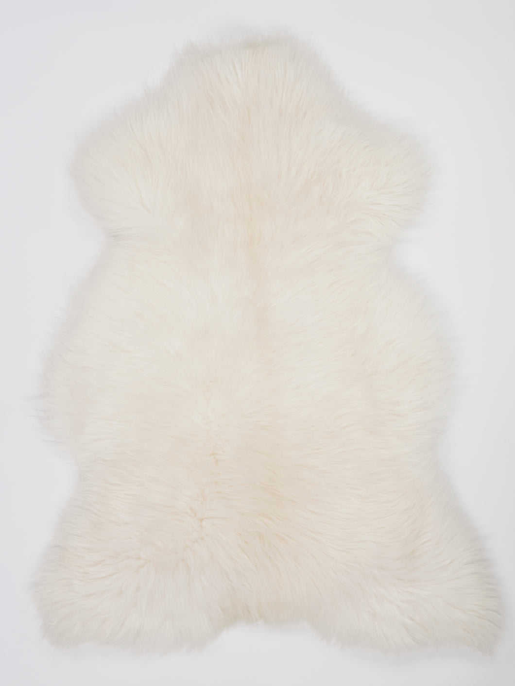 Bílá skandinávská ovčí kůže XL