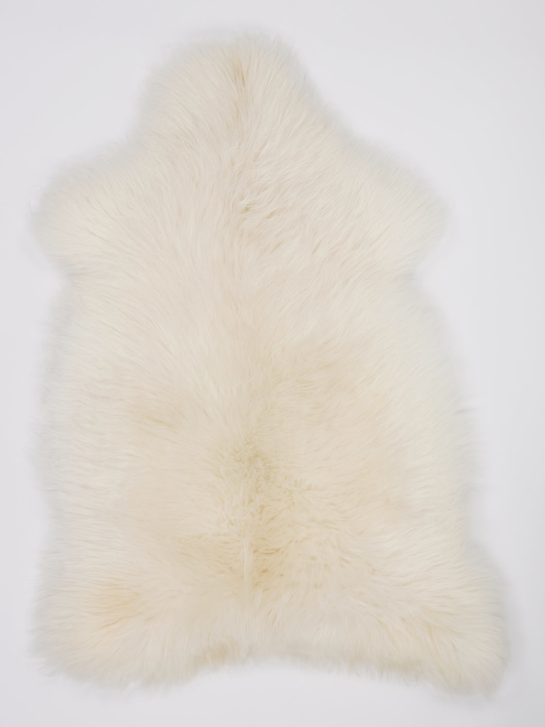 Bílá skandinávská ovčí kůže XL