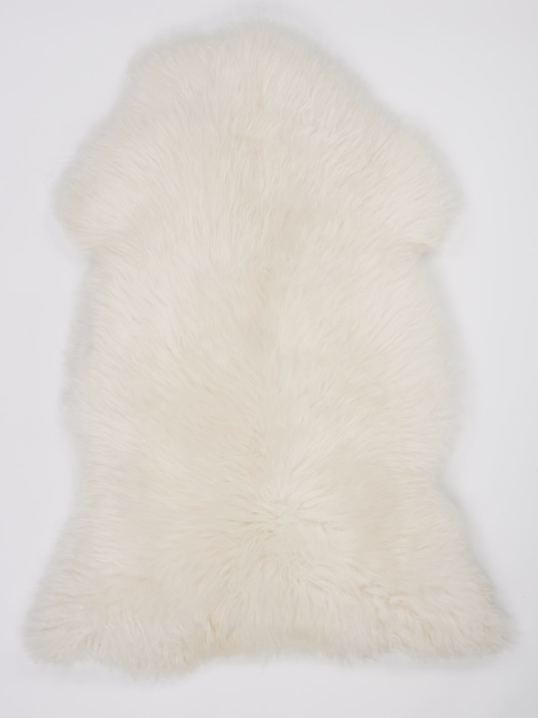 Bílá skandinávská ovčí kůže L