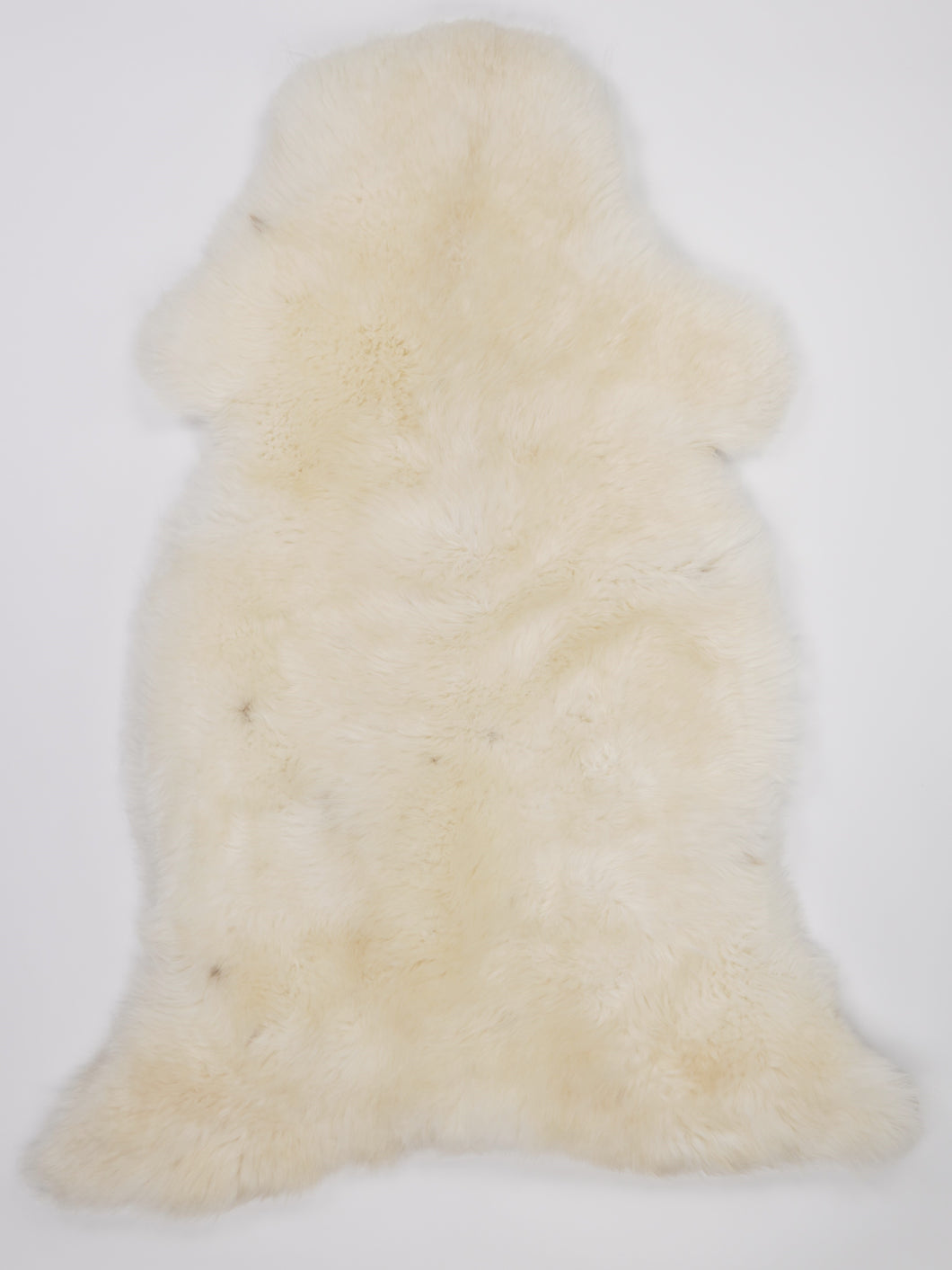 Bílá skandinávská ovčí kůže XXL