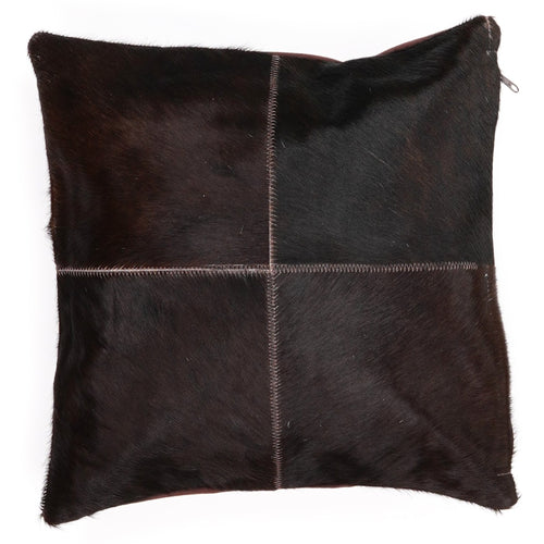 Cowhide Cushion Cover – Coffee