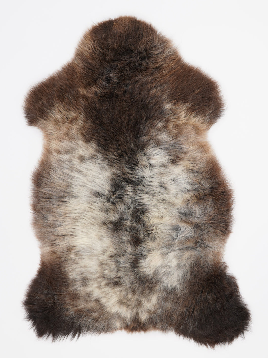 Vícebarevná ovčí kůže L