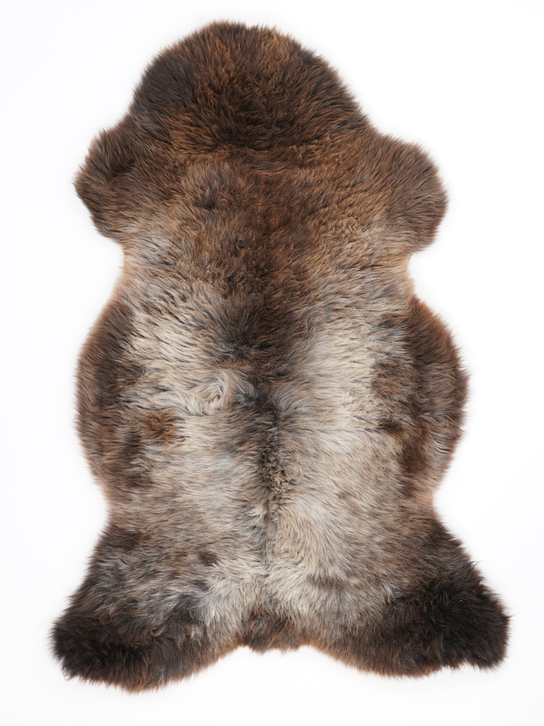 Vícebarevná ovčí kůže L