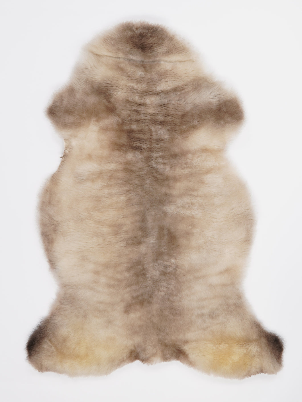 Vícebarevná ovčí kůže L