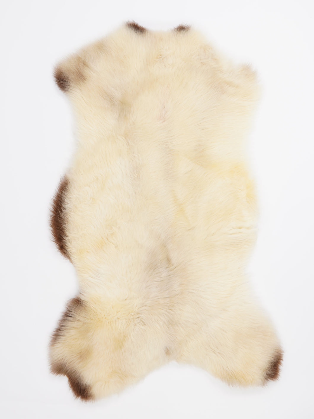 Vícebarevná ovčí kůže L