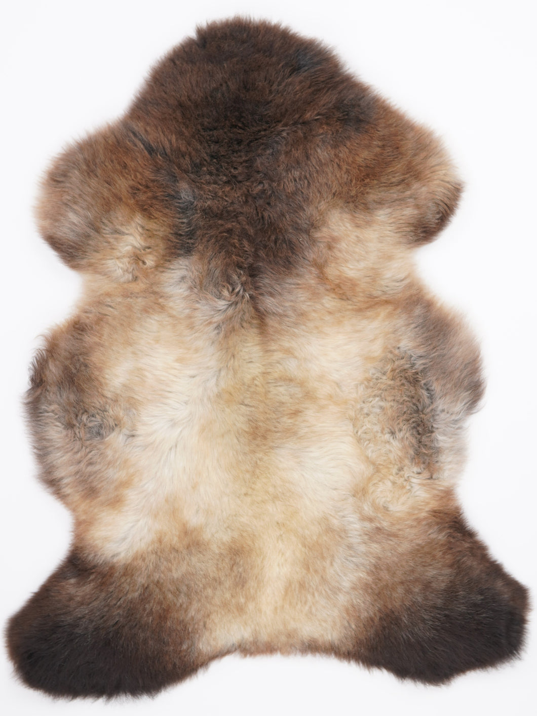 Vícebarevná ovčí kůže L