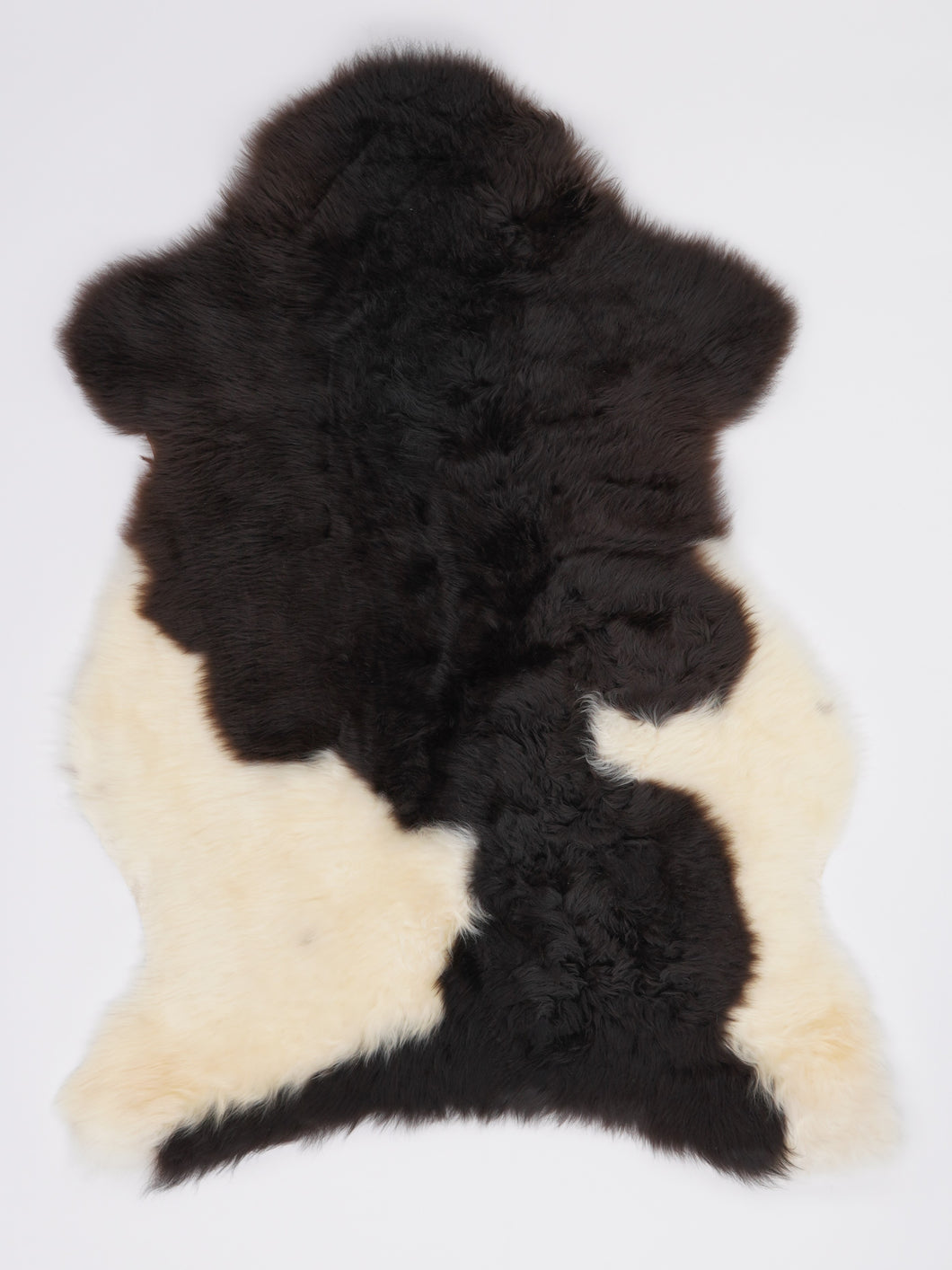 Vícebarevná ovčí kůže L