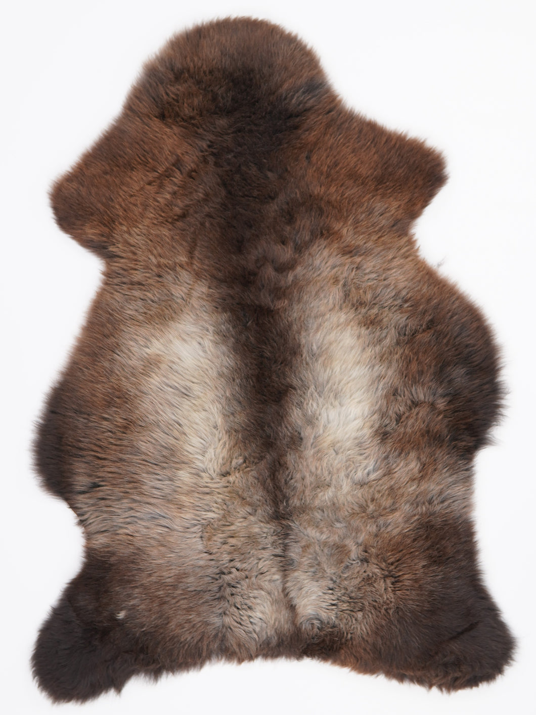 Vícebarevná ovčí kůže L