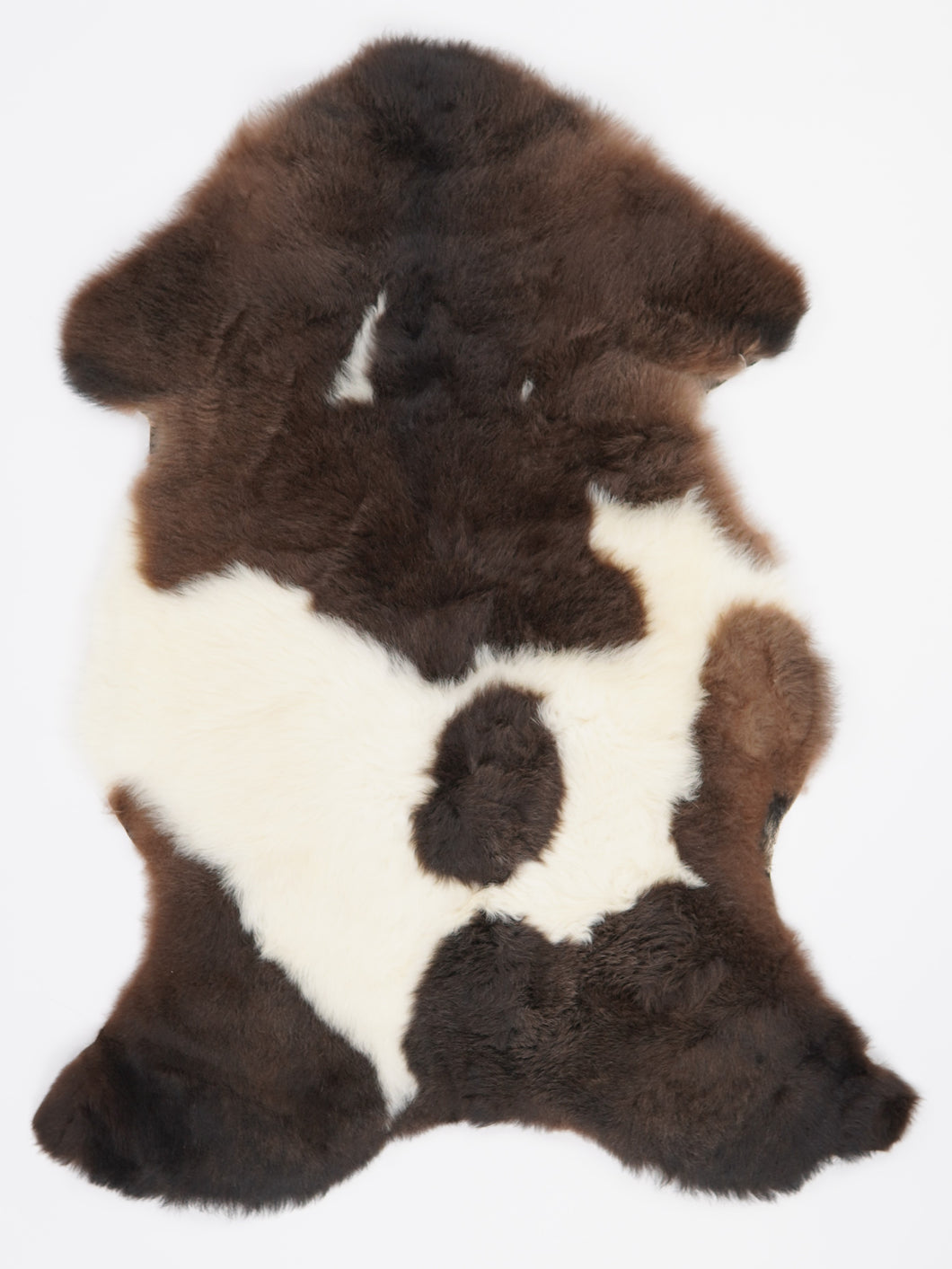 Vícebarevná ovčí kůže L