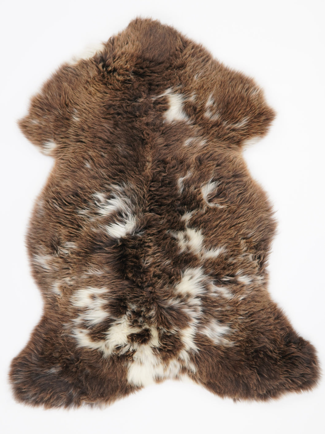 Vícebarevná ovčí kůže L