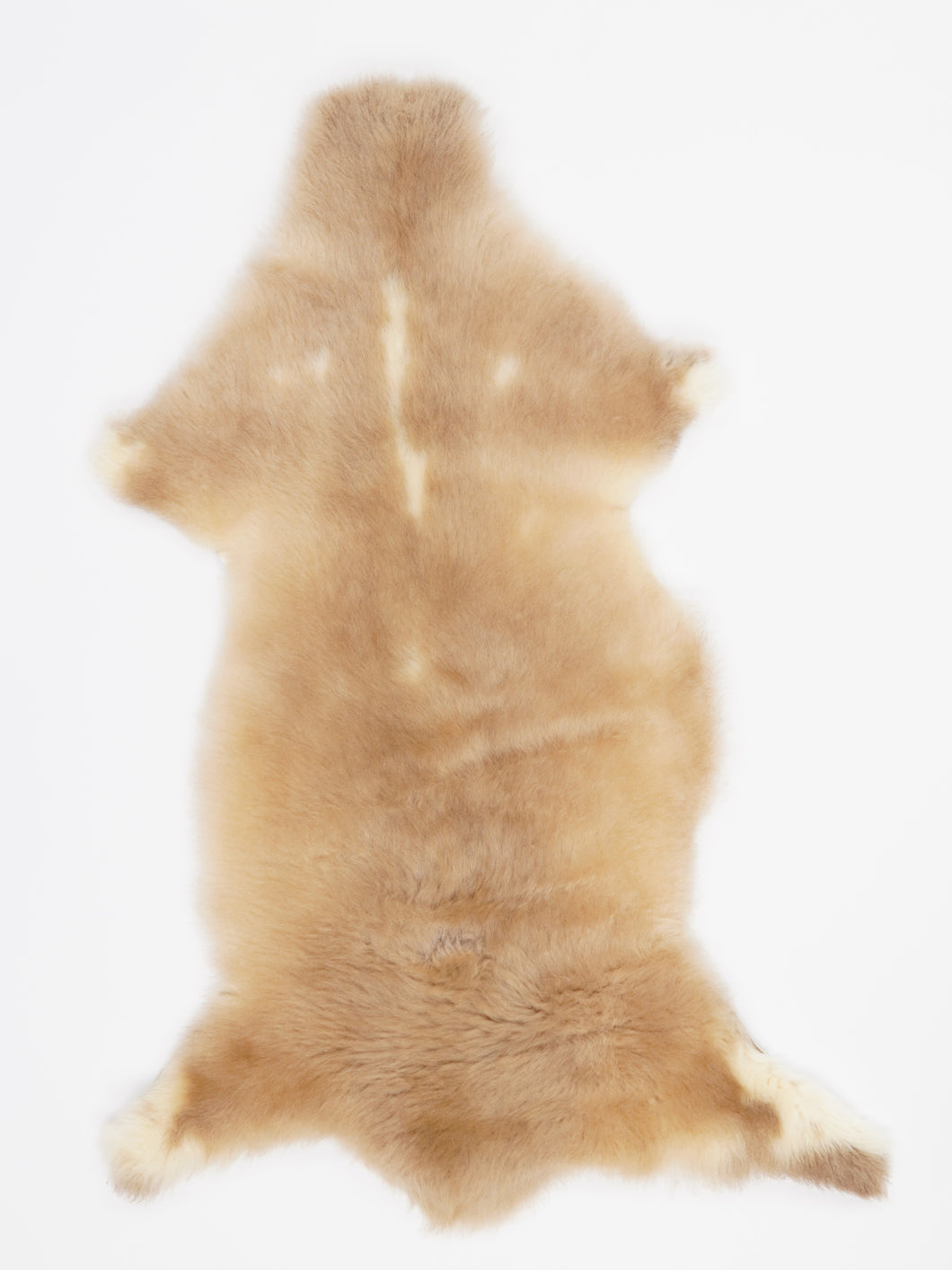 Vícebarevná ovčí kůže L