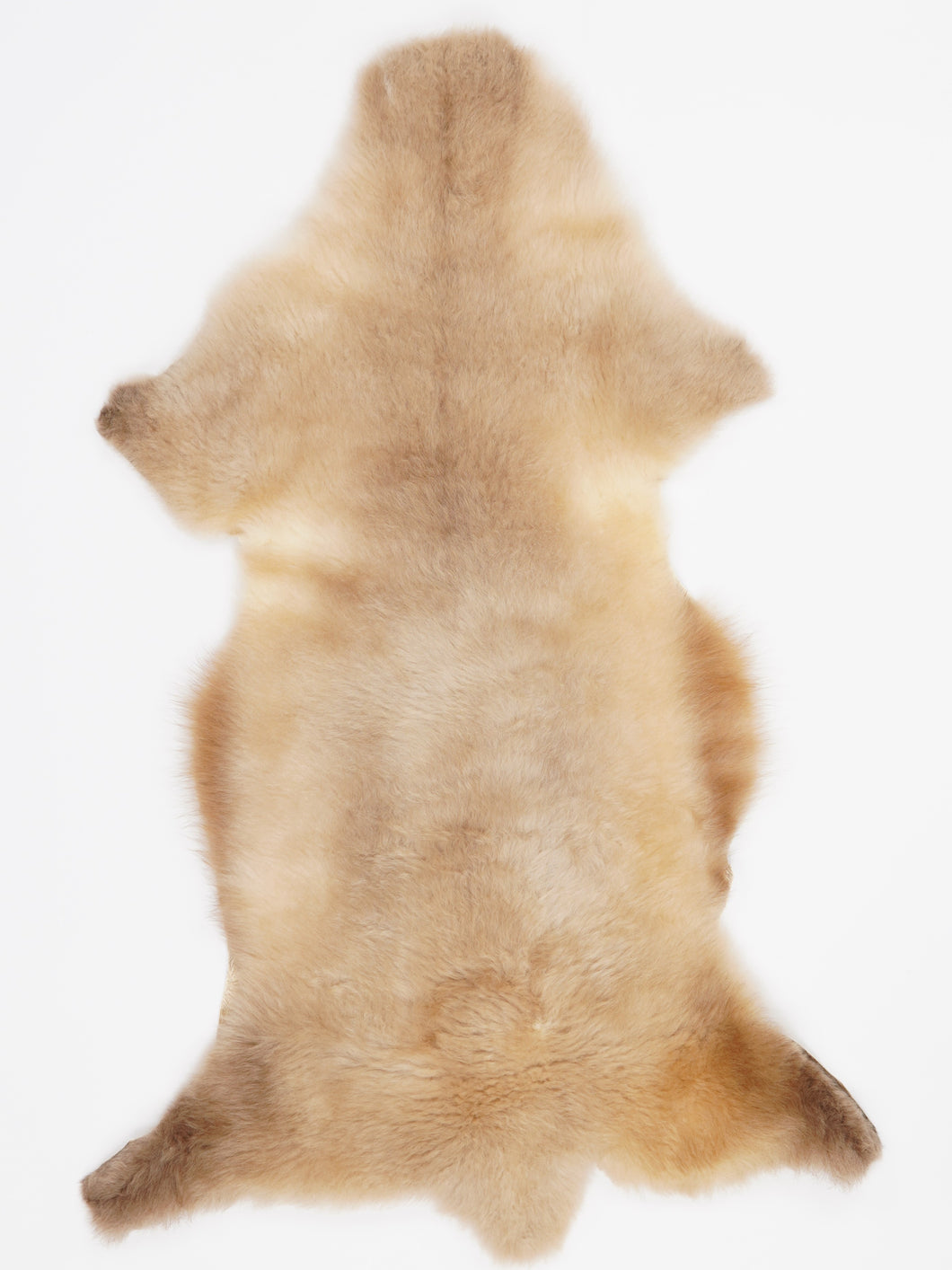 Vícebarevná ovčí kůže L