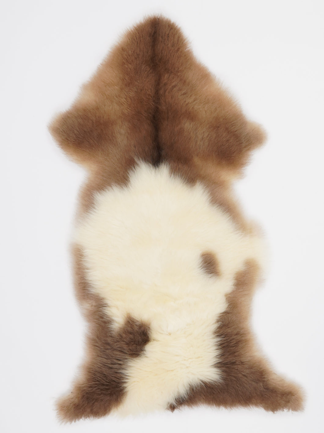 Vícebarevná ovčí kůže L