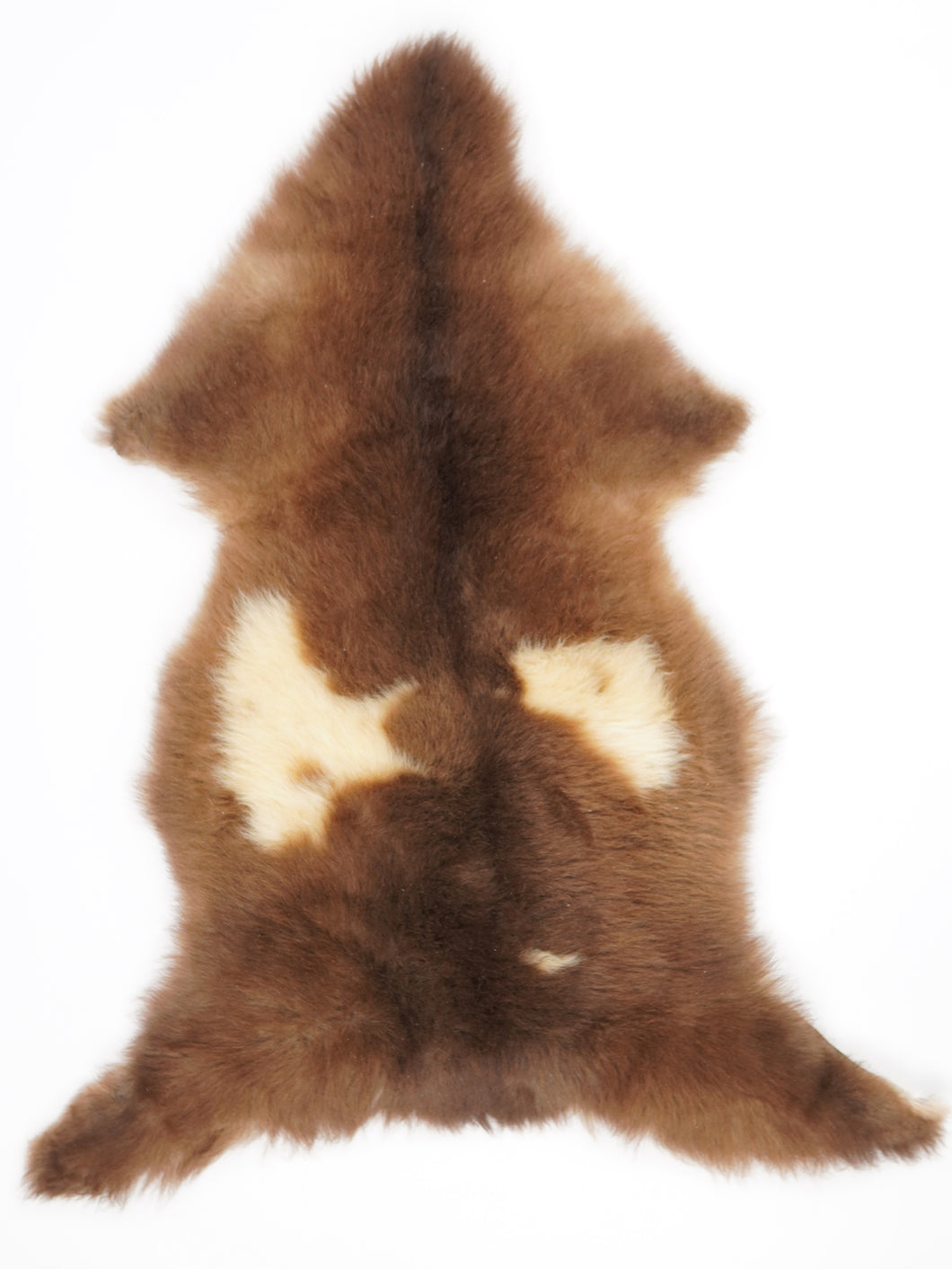 Vícebarevná ovčí kůže L