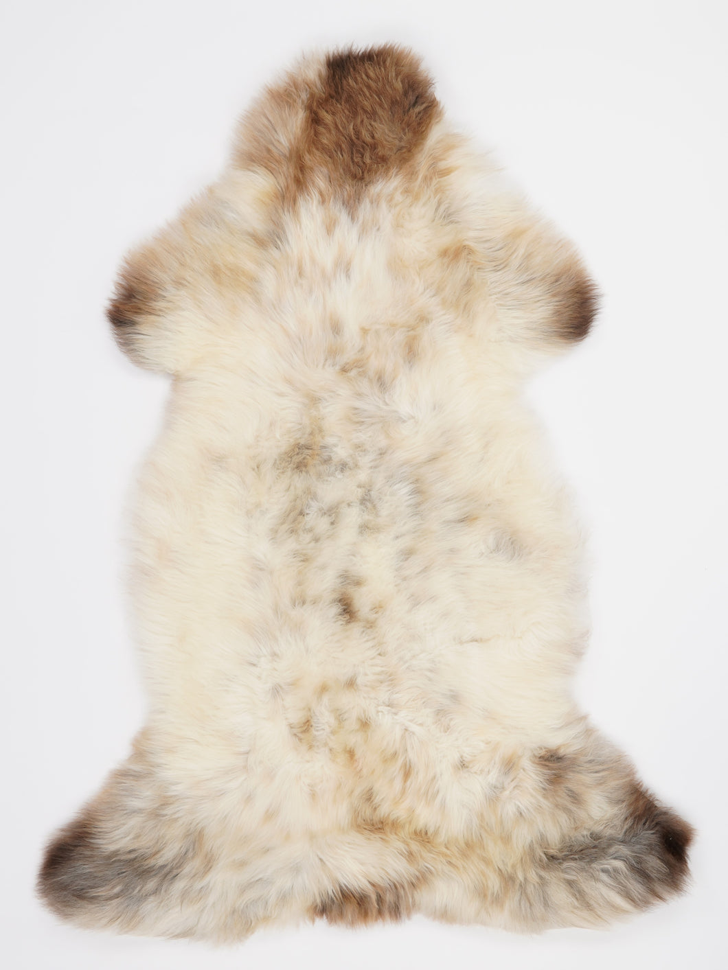 Vícebarevná ovčí kůže L