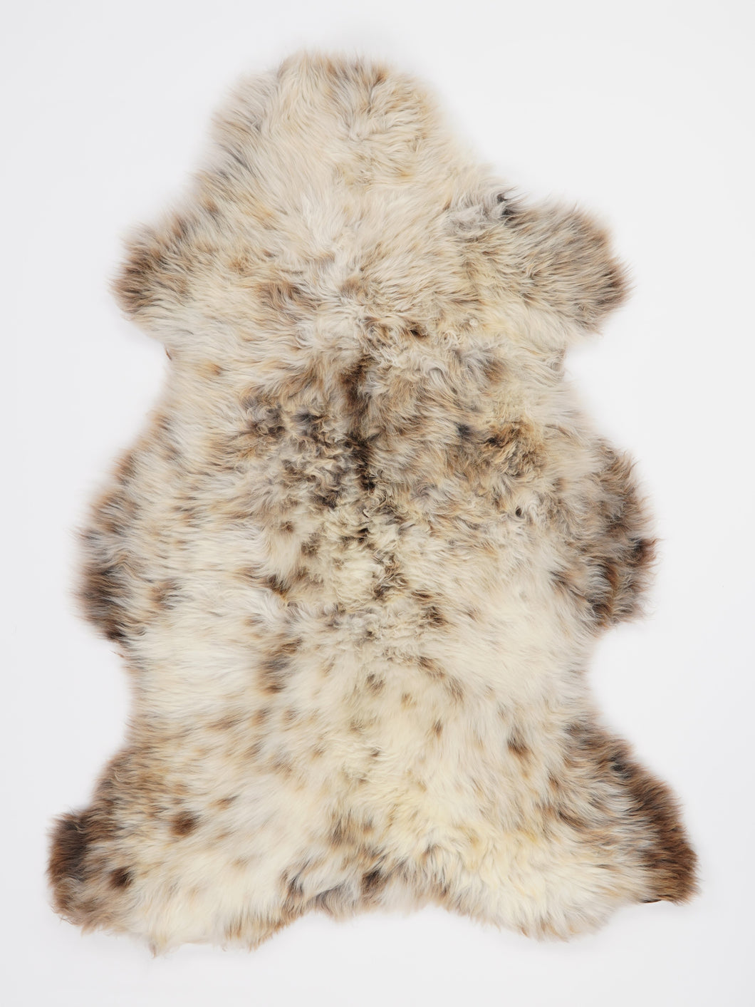 Vícebarevná ovčí kůže L