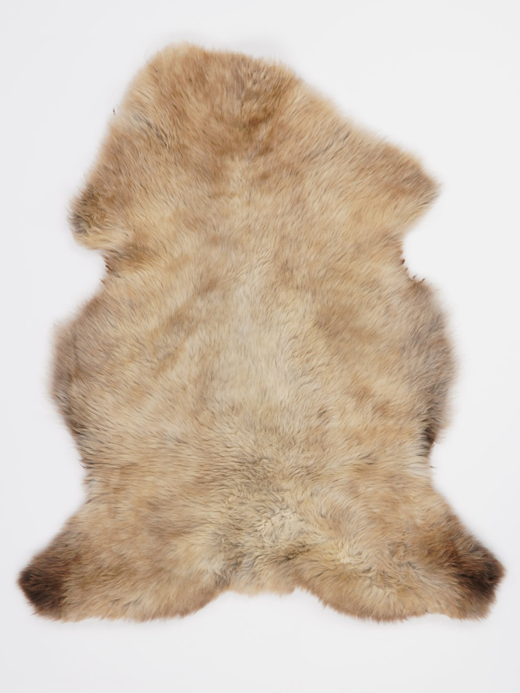 Vícebarevná ovčí kůže L