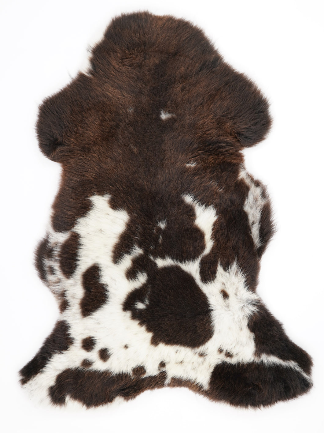 Vícebarevná ovčí kůže L