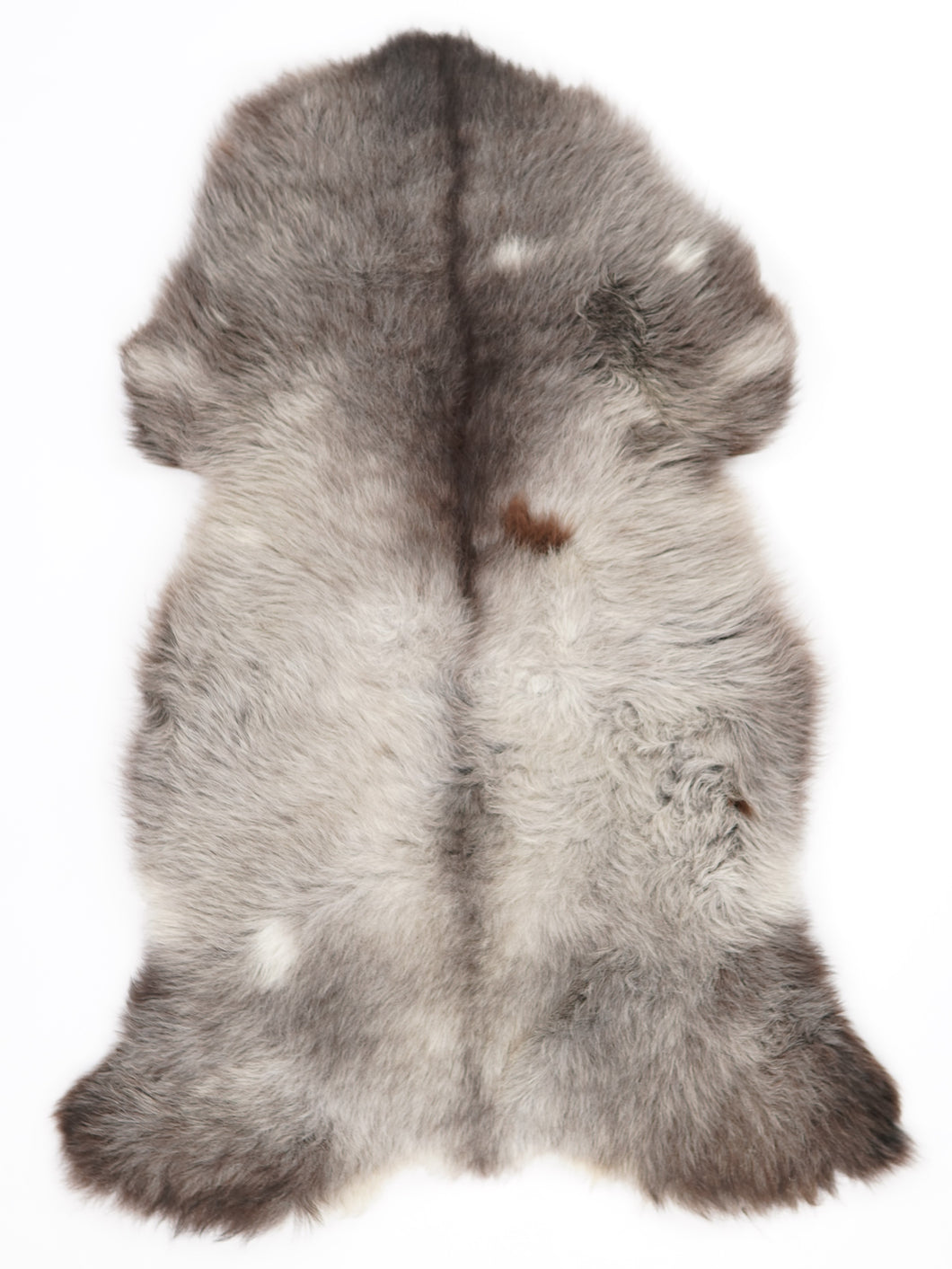 Vícebarevná ovčí kůže L