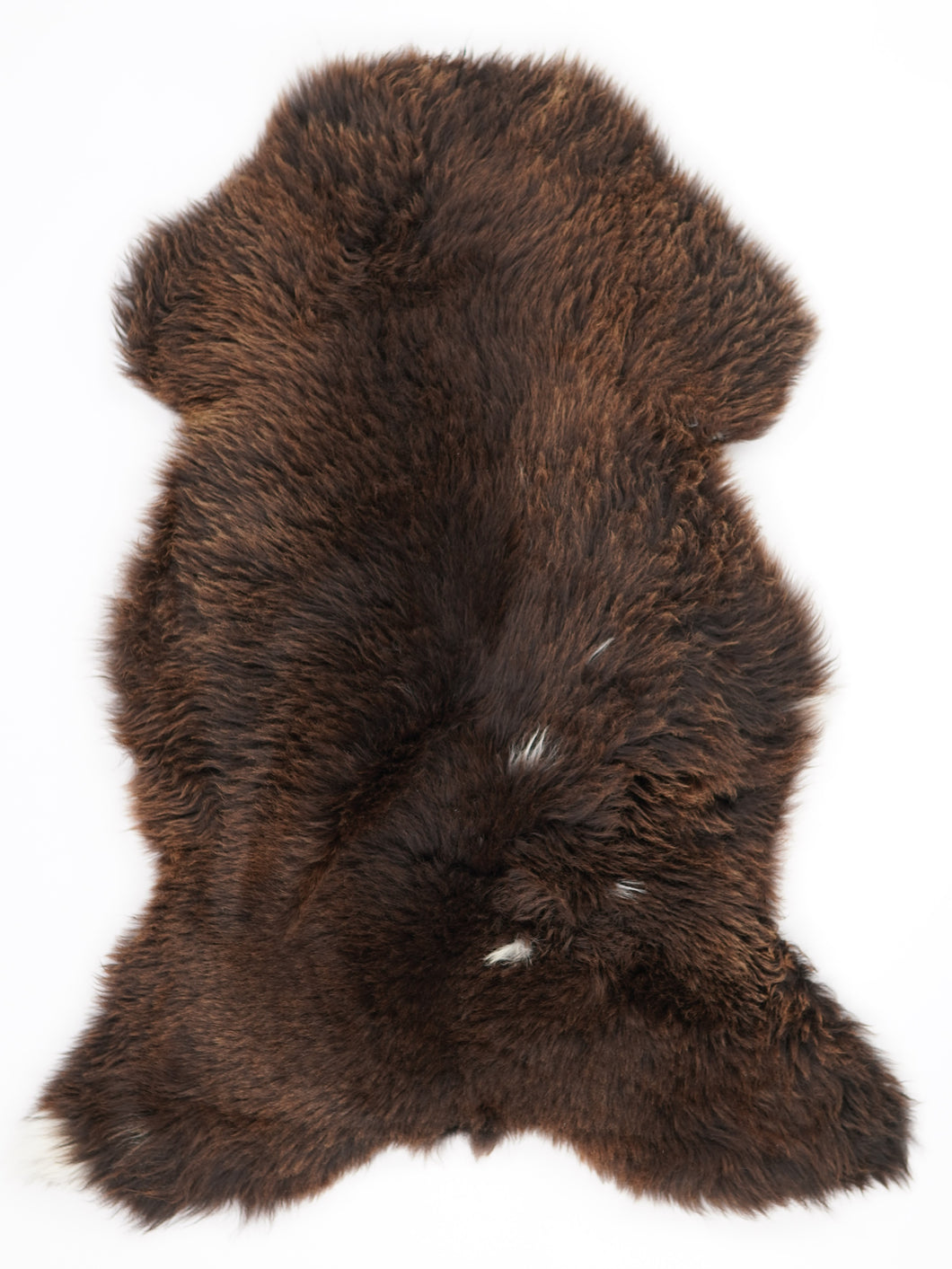 Vícebarevná ovčí kůže L