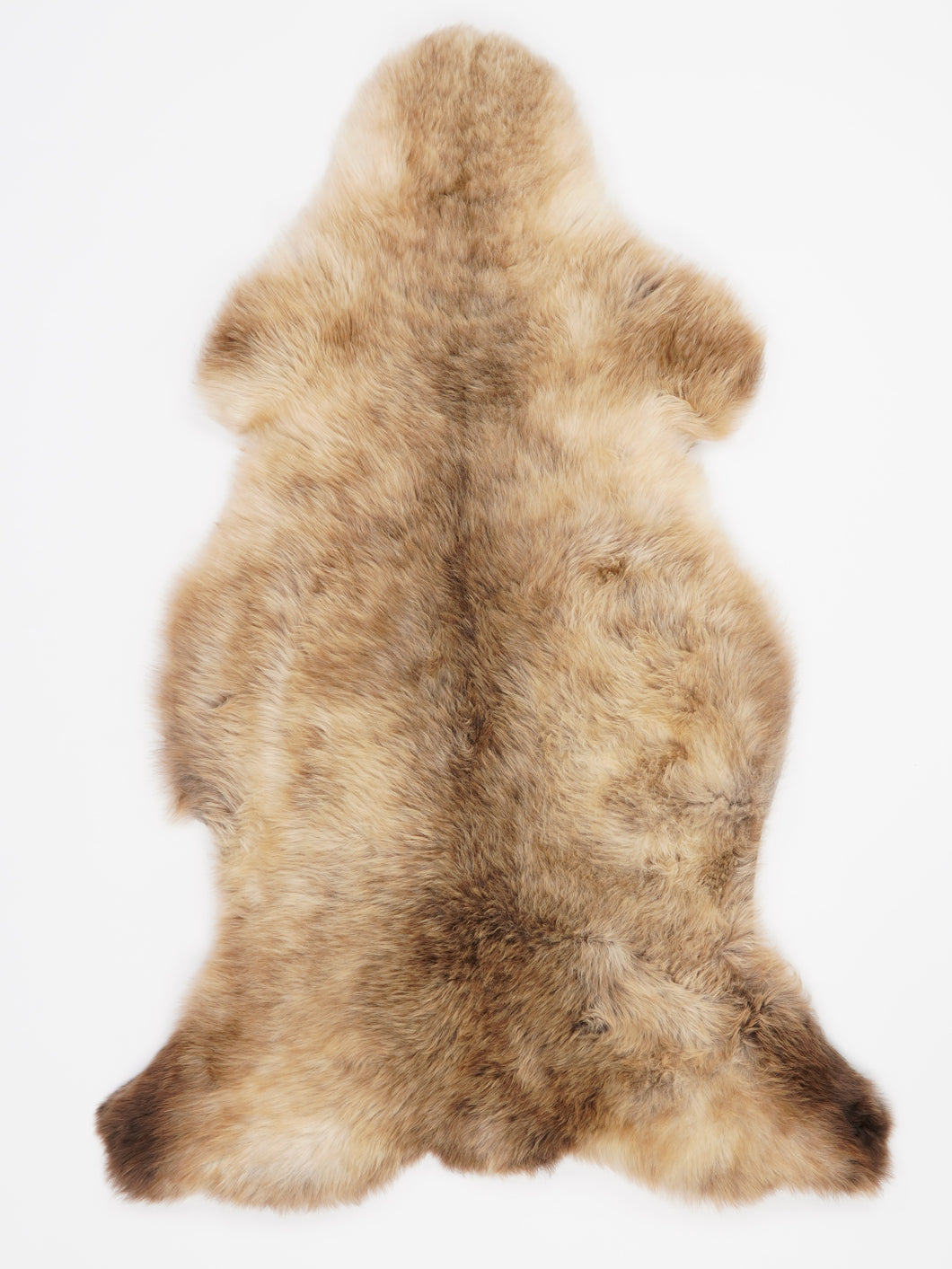 Vícebarevná ovčí kůže L