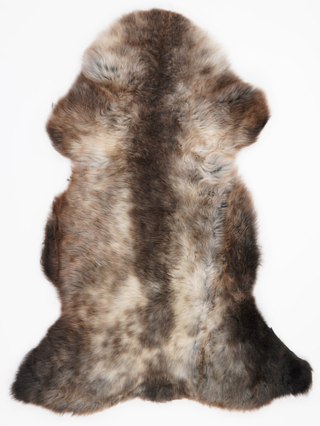 Vícebarevná ovčí kůže L