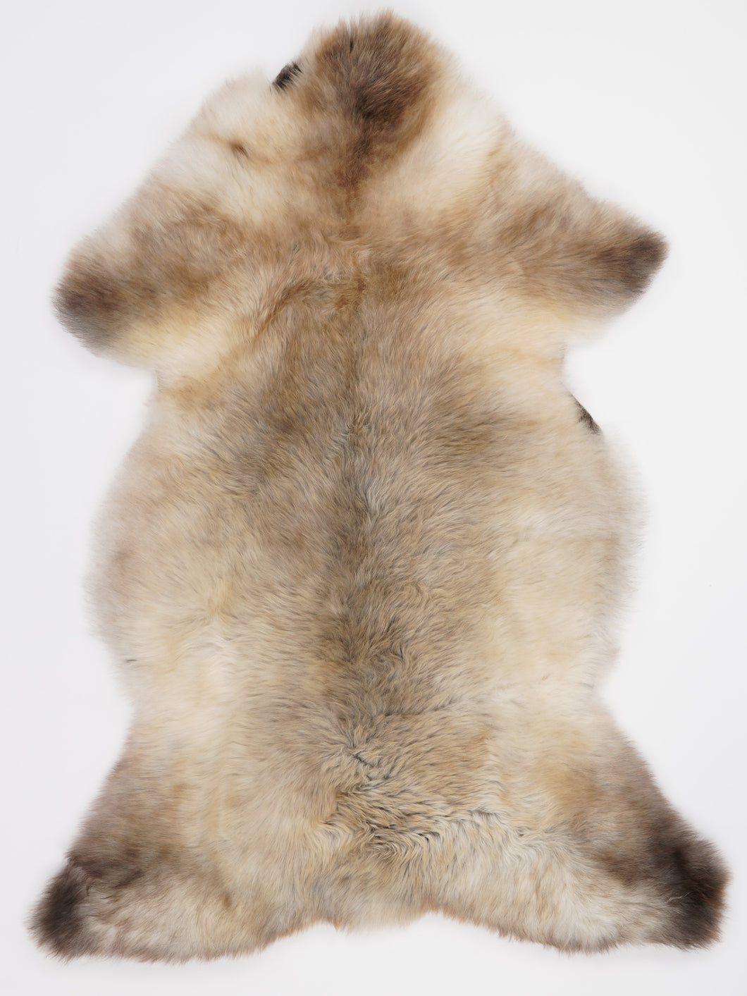 Vícebarevná ovčí kůže L