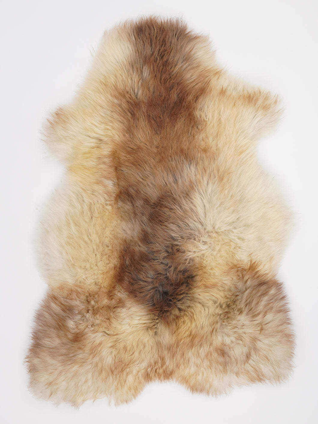 Vícebarevná ovčí kůže L