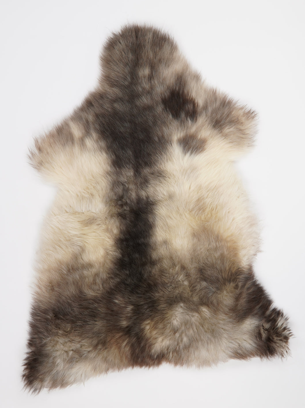 Vícebarevná ovčí kůže L