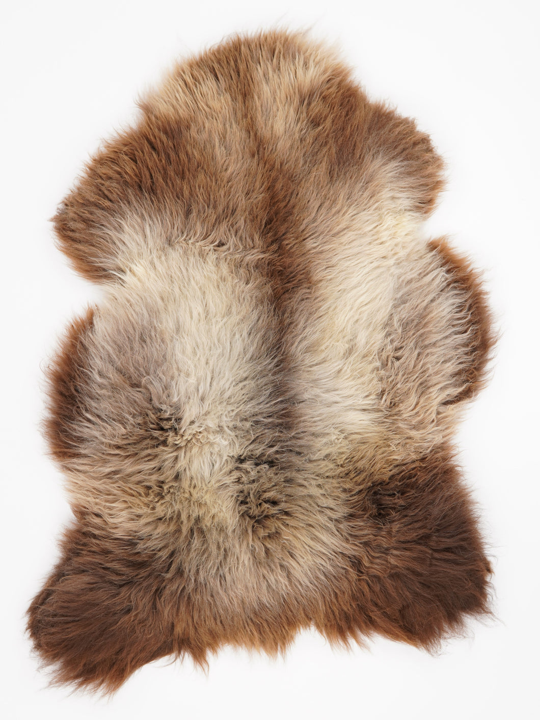 Vícebarevná ovčí kůže L