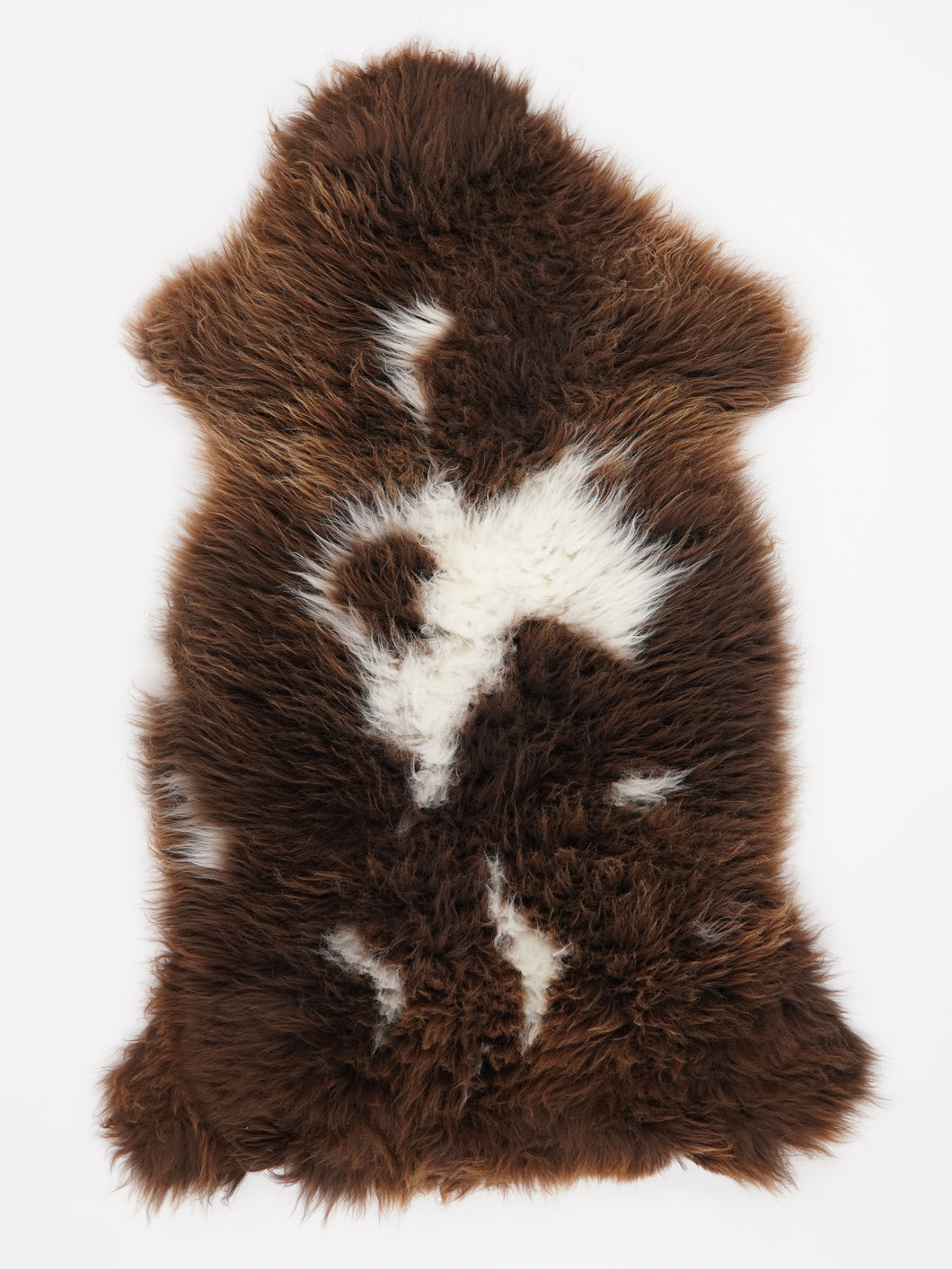 Vícebarevná ovčí kůže L