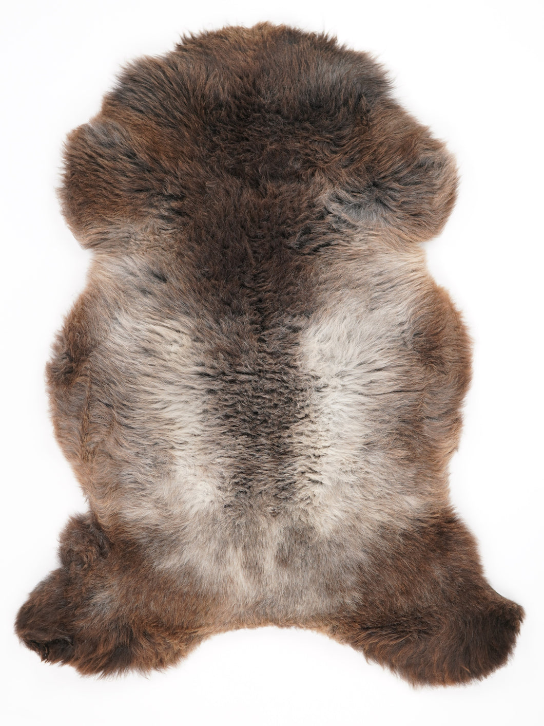 Vícebarevná ovčí kůže L