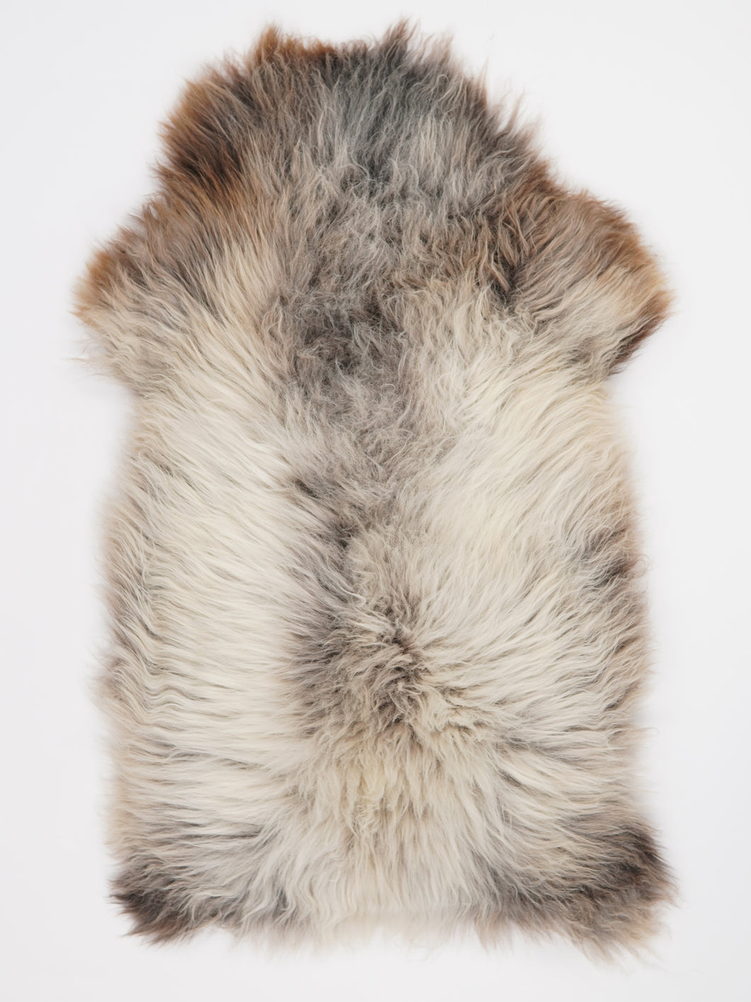 Vícebarevná ovčí kůže L