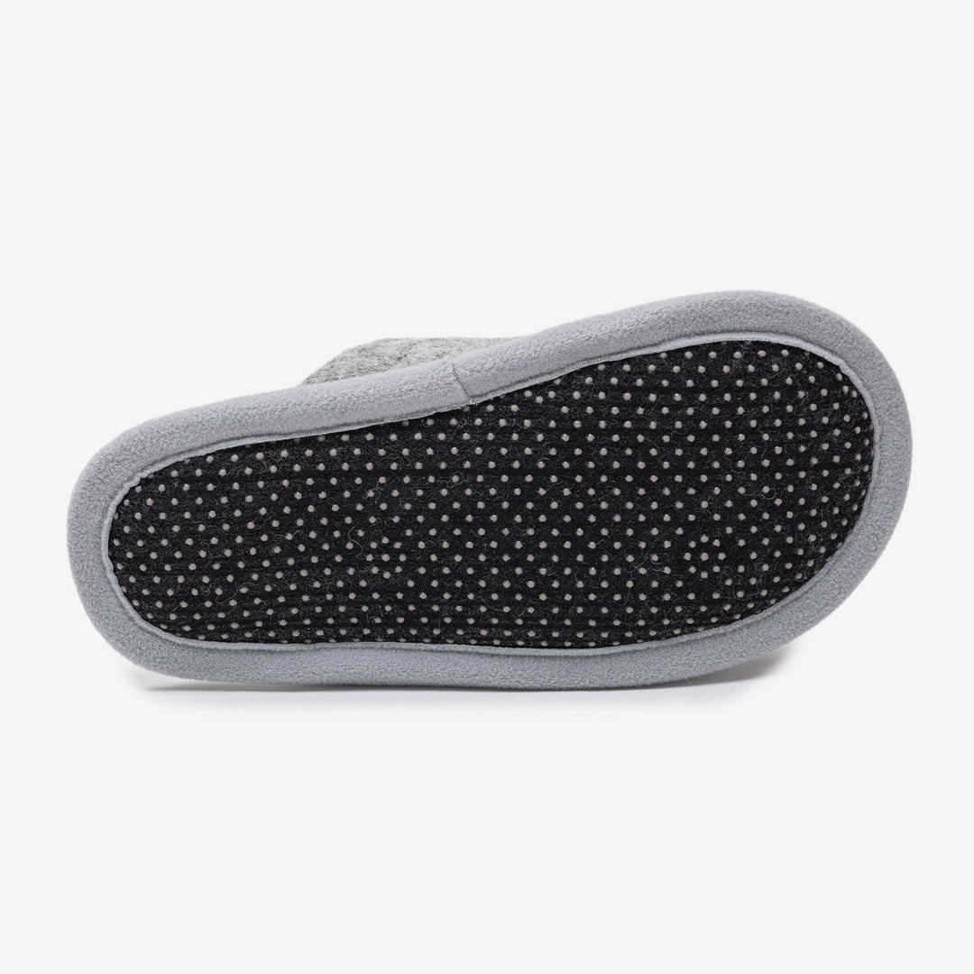 Merino wool slippers Marble
