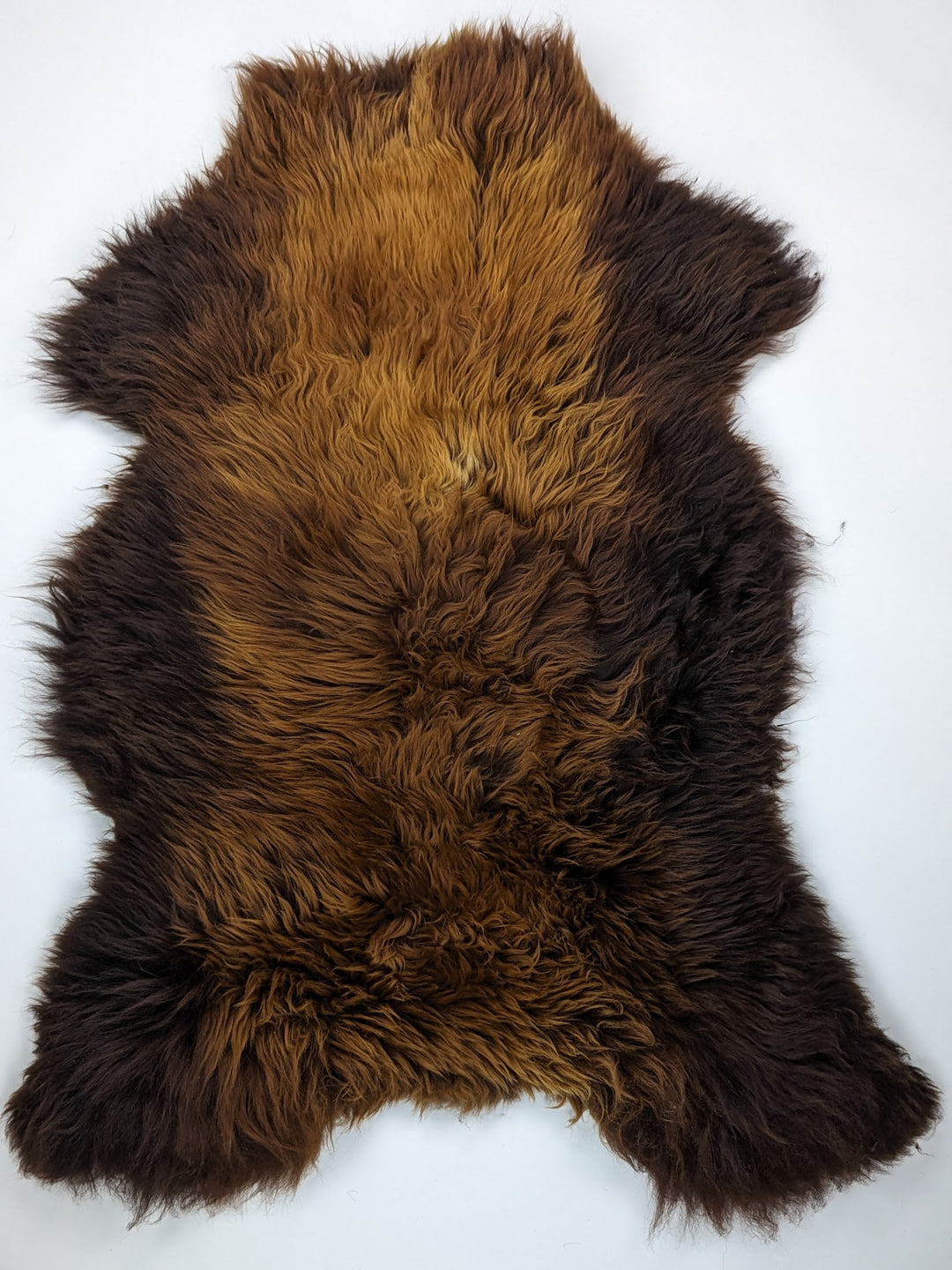 Hnědá ovčí kůže "Rusty" XL