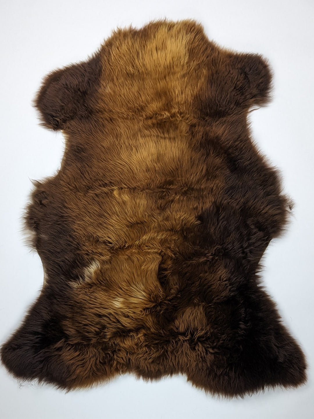 Hnědá ovčí kůže "Rusty" M