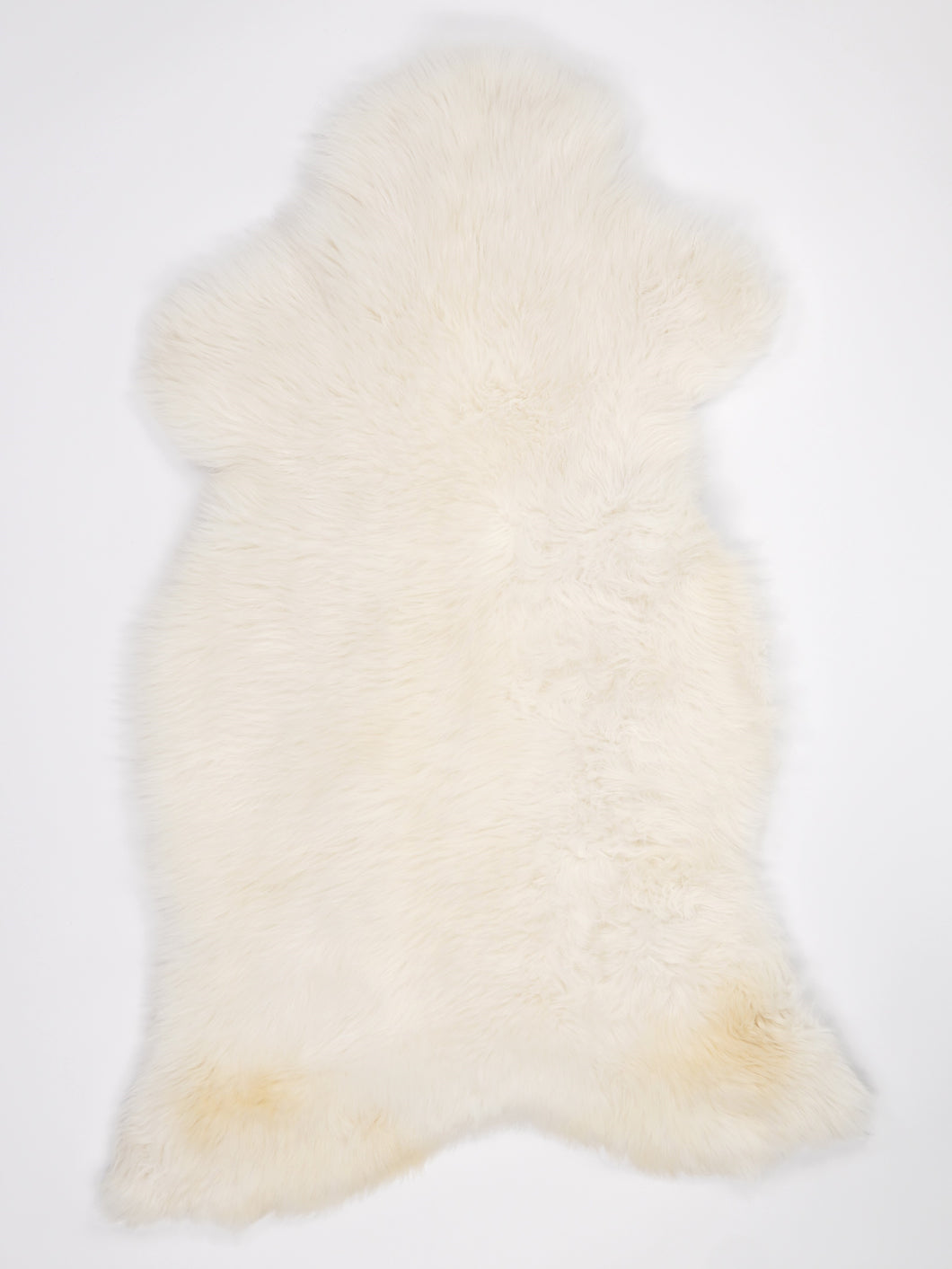 Bílá skandinávská ovčí kůže XL