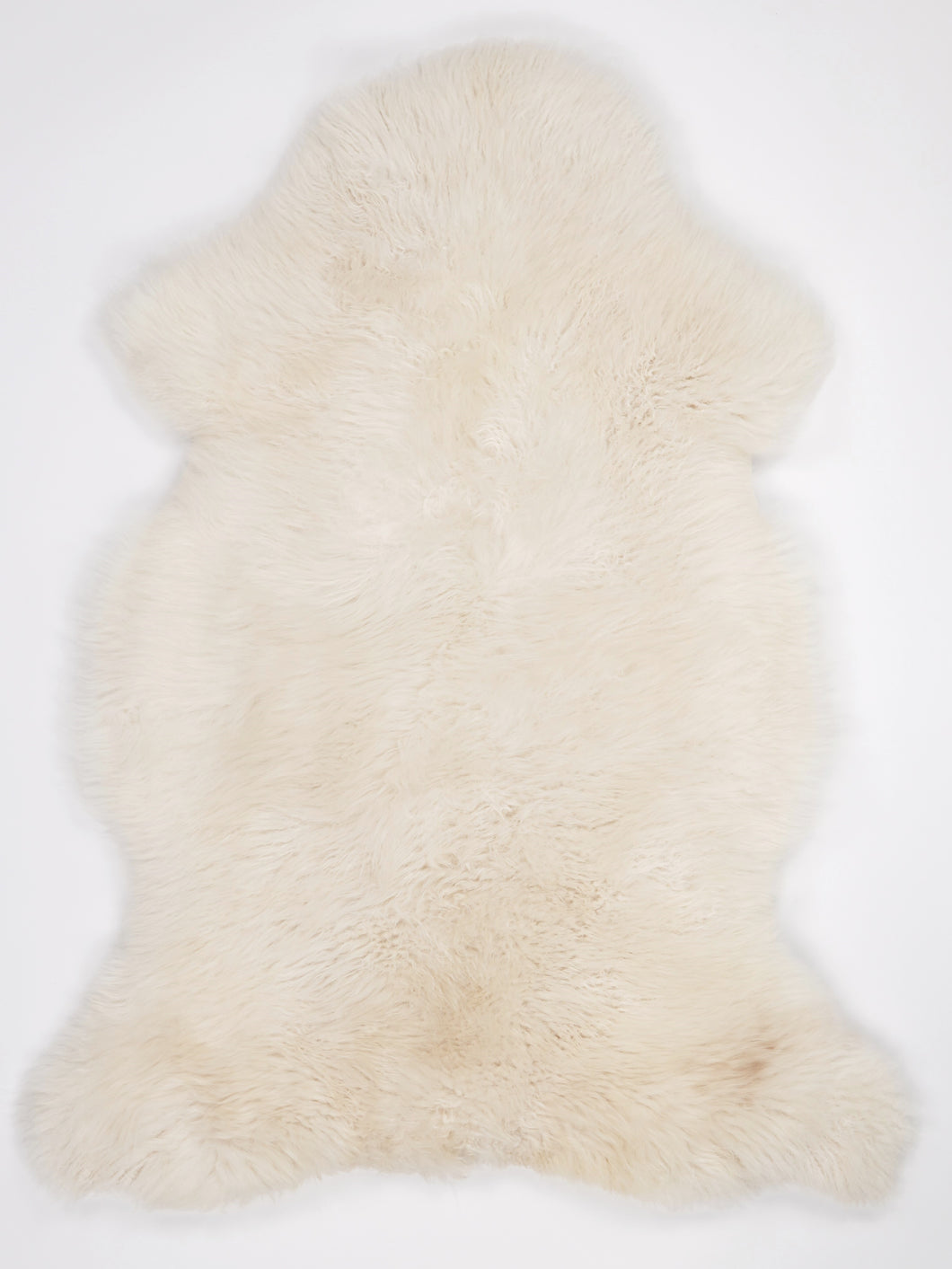 Bílá skandinávská ovčí kůže L