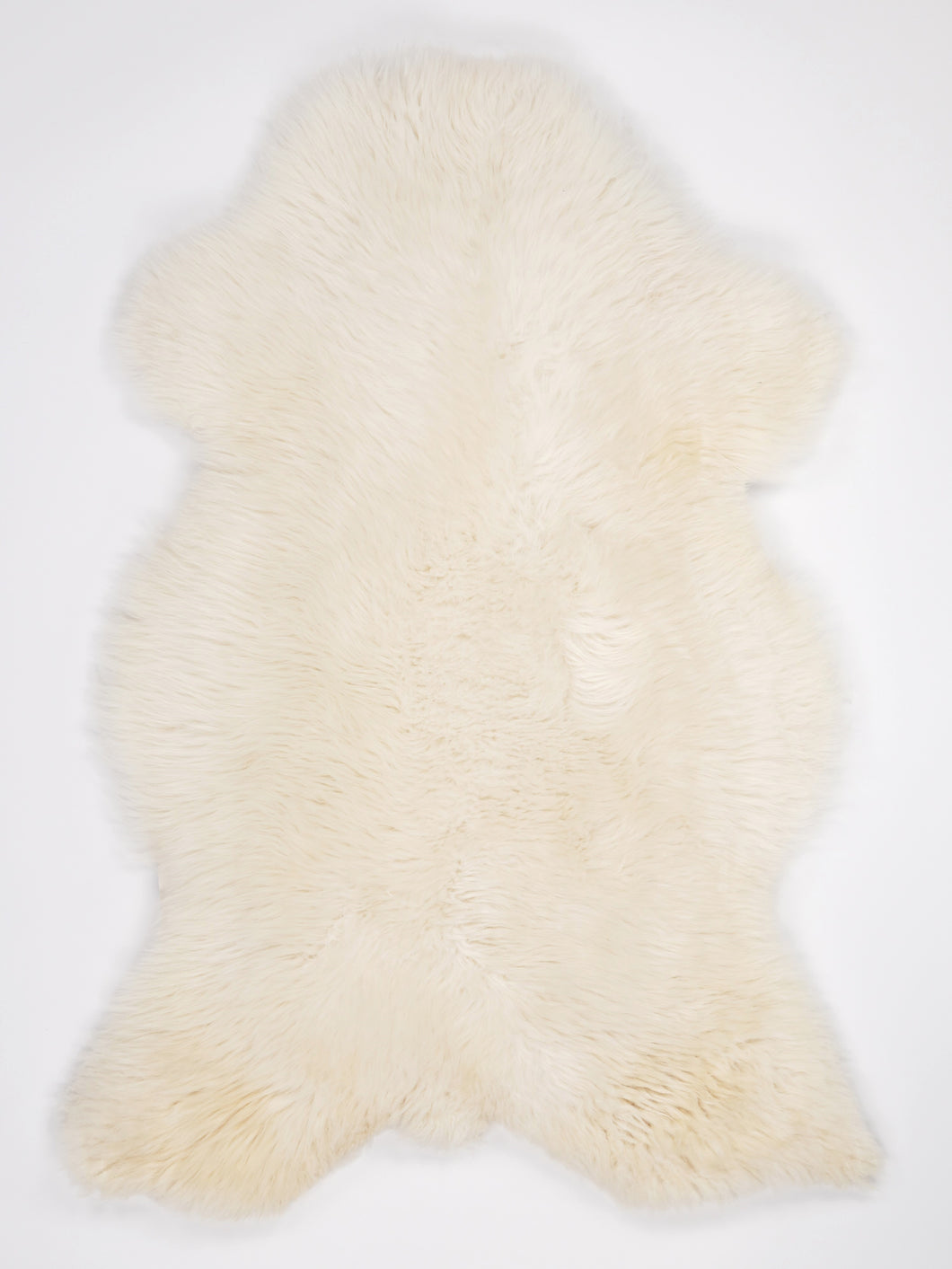 Bílá skandinávská ovčí kůže L
