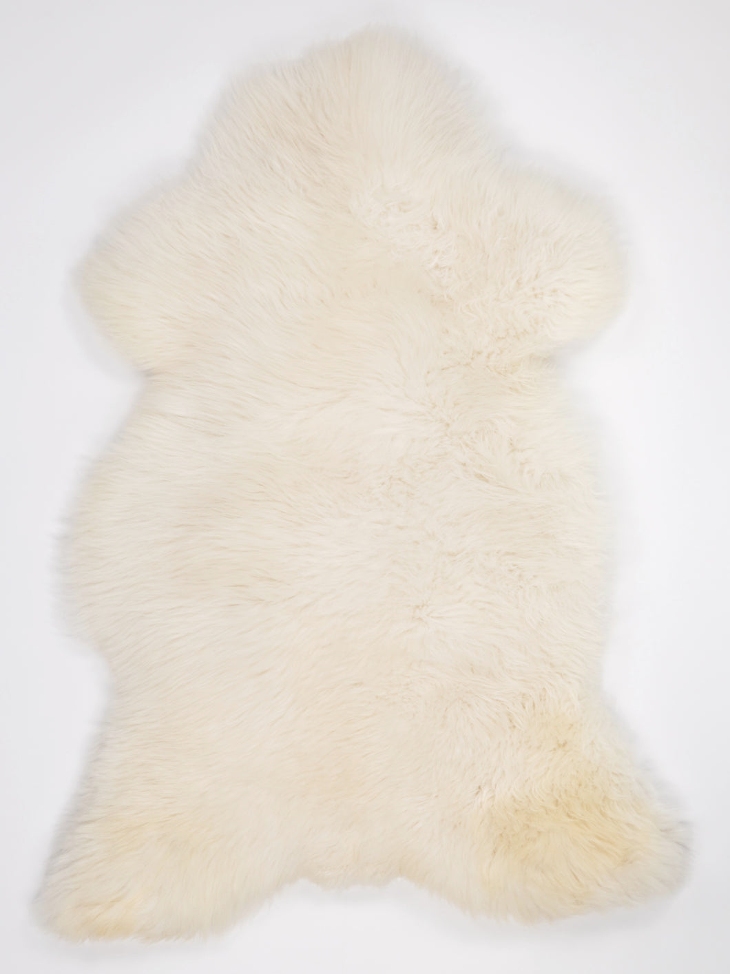 Bílá skandinávská ovčí kůže XL