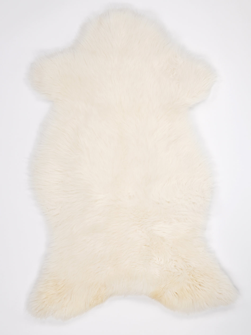 Bílá skandinávská ovčí kůže L